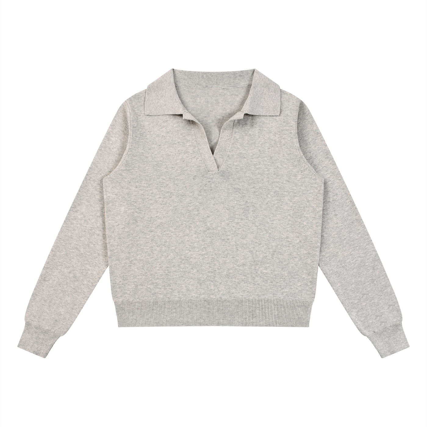 COLLARED KNIT SWEATER