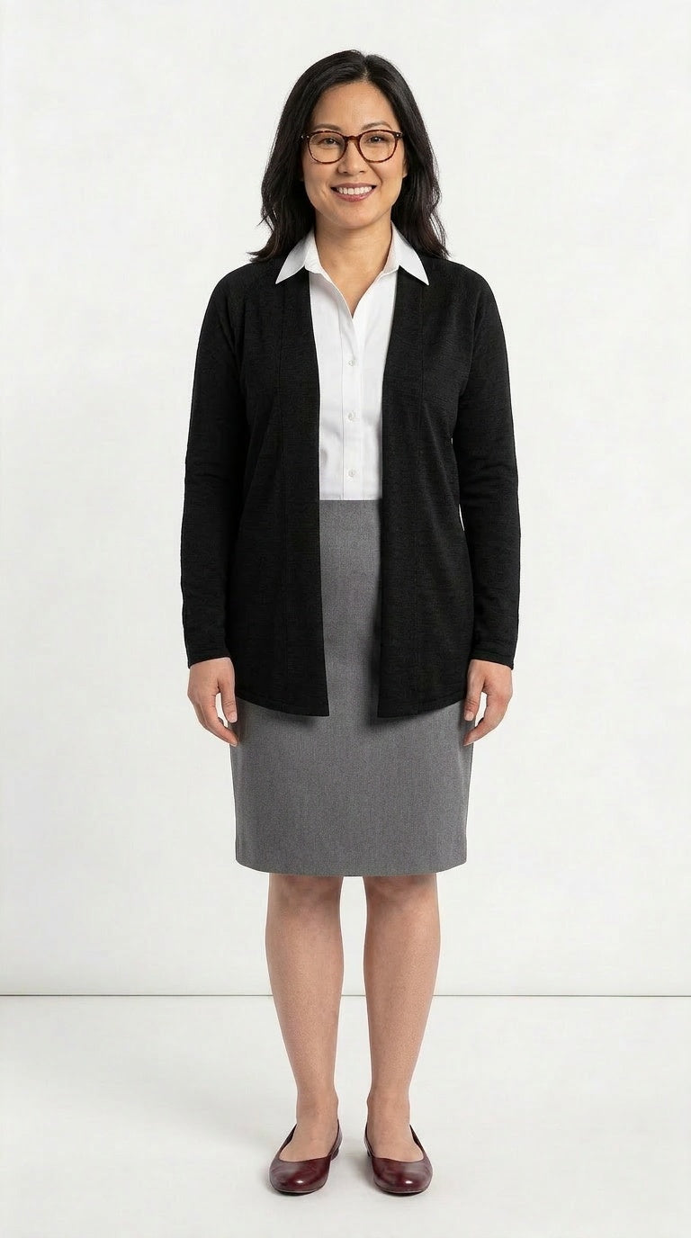 Womens Interlock Cardigan