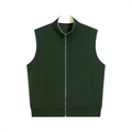 Heavyweight Full-Zip Mock Neck Vest – Unisex — Drapeworth vest