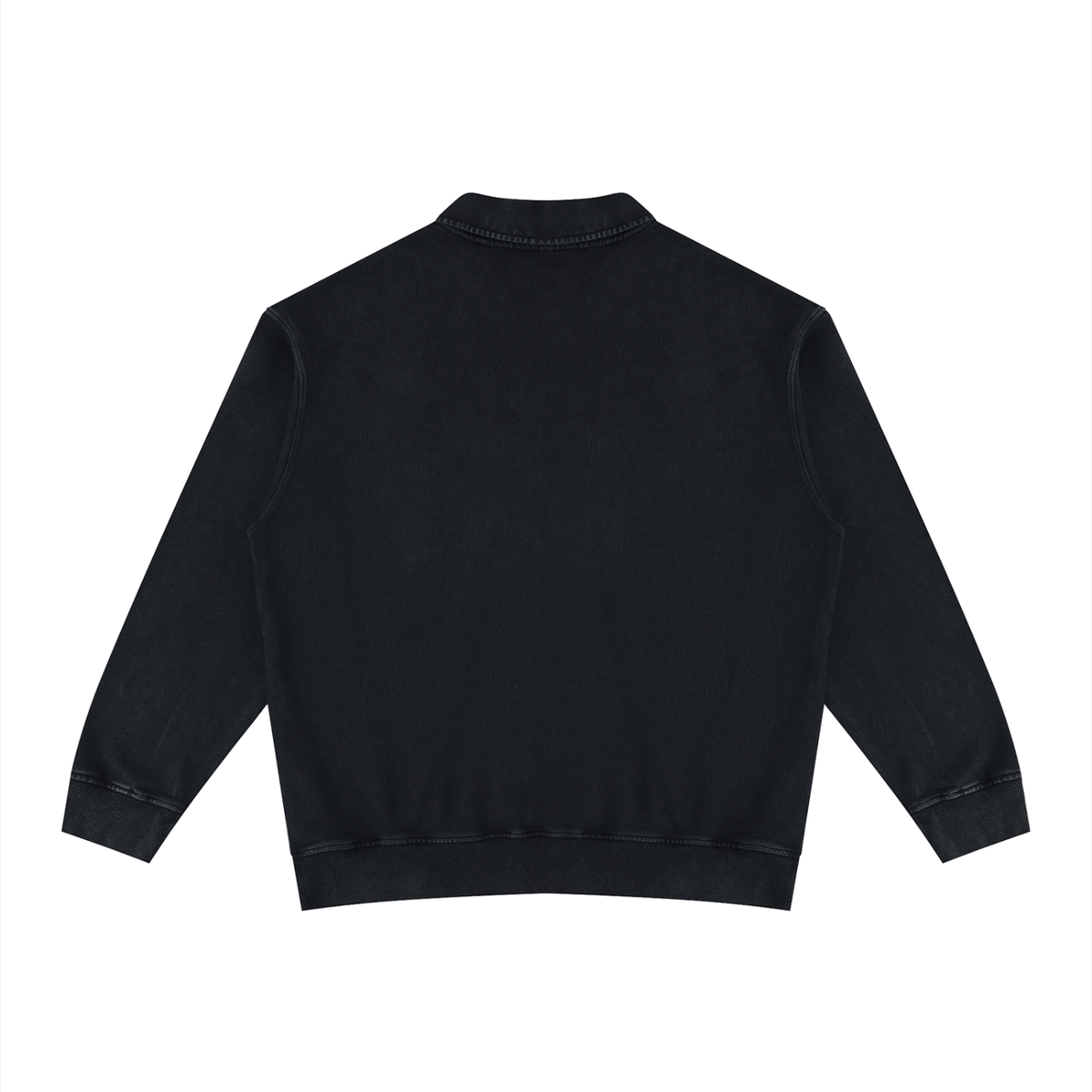Vintage Wash Collared Sweatshirt – Oversized Unisex — Drapeworth sweatshirt
