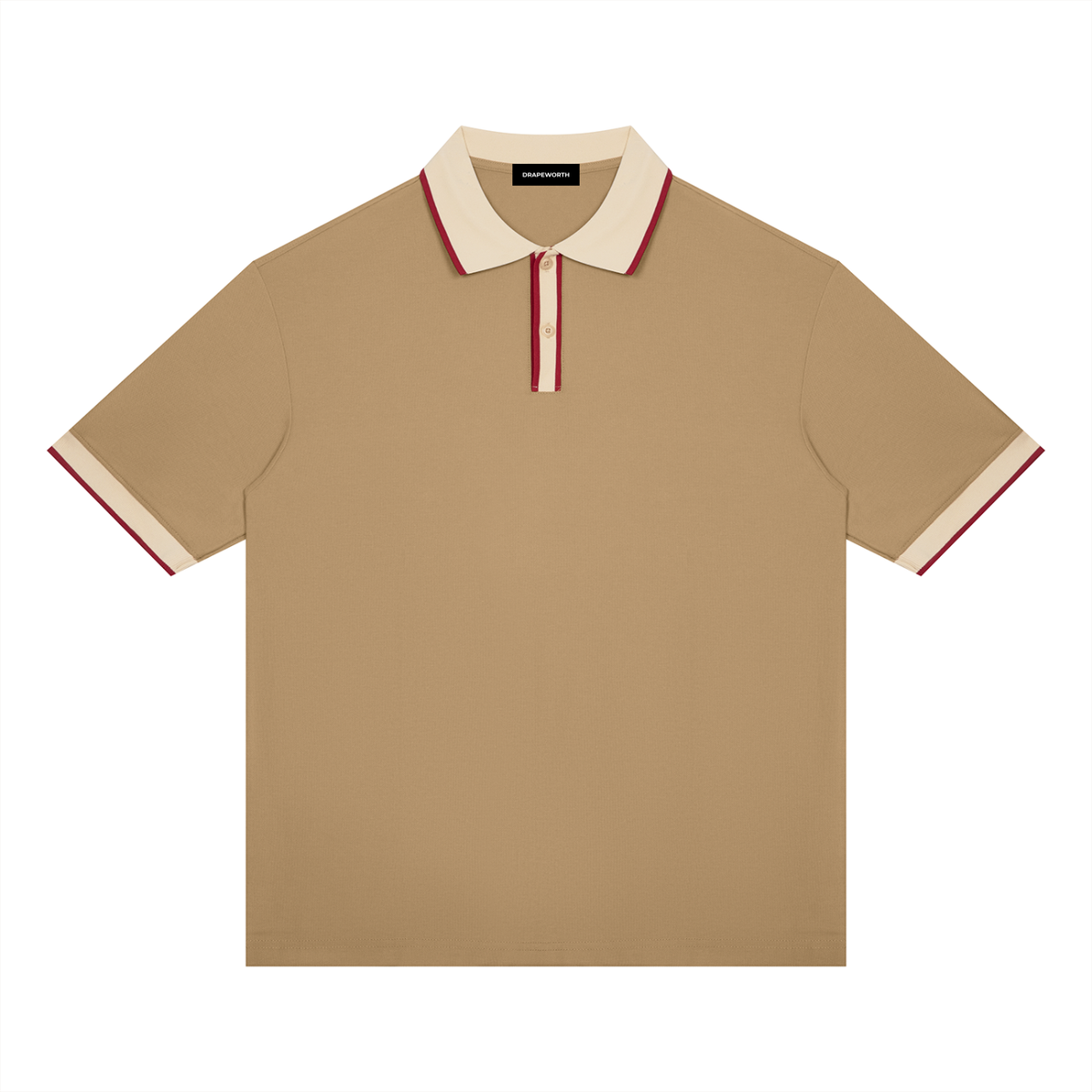 Color Block Drop-Shoulder Polo Shirt – Unisex — Drapeworth polo shirt