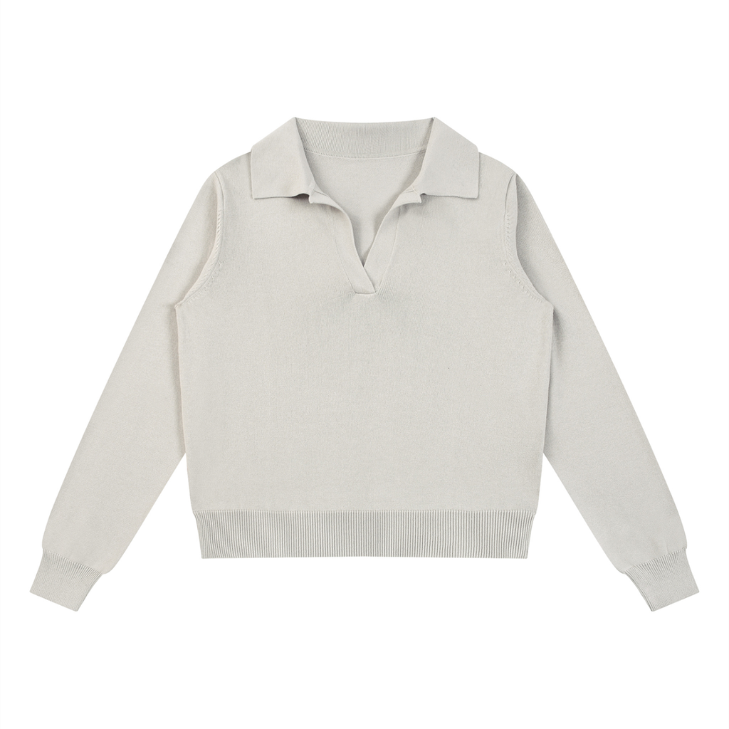 COLLARED KNIT SWEATER