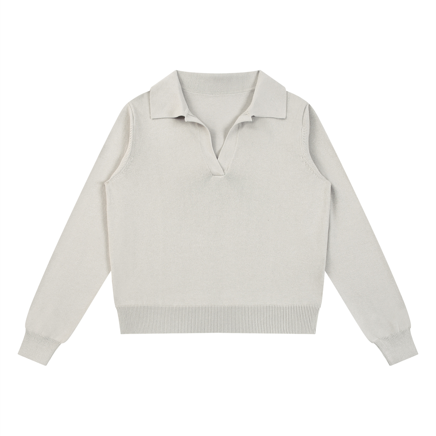 COLLARED KNIT SWEATER