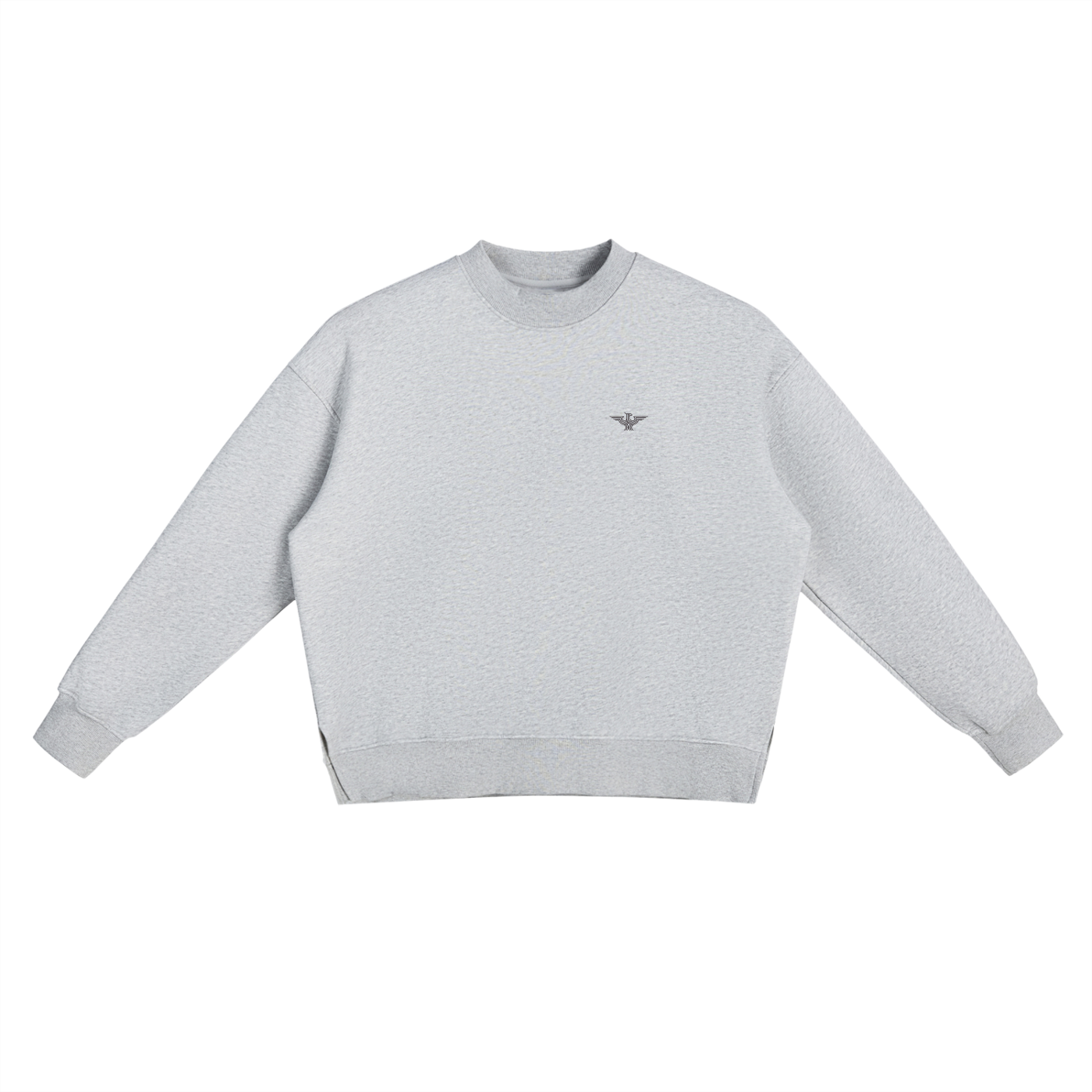SIDE SLIT CREWNECK