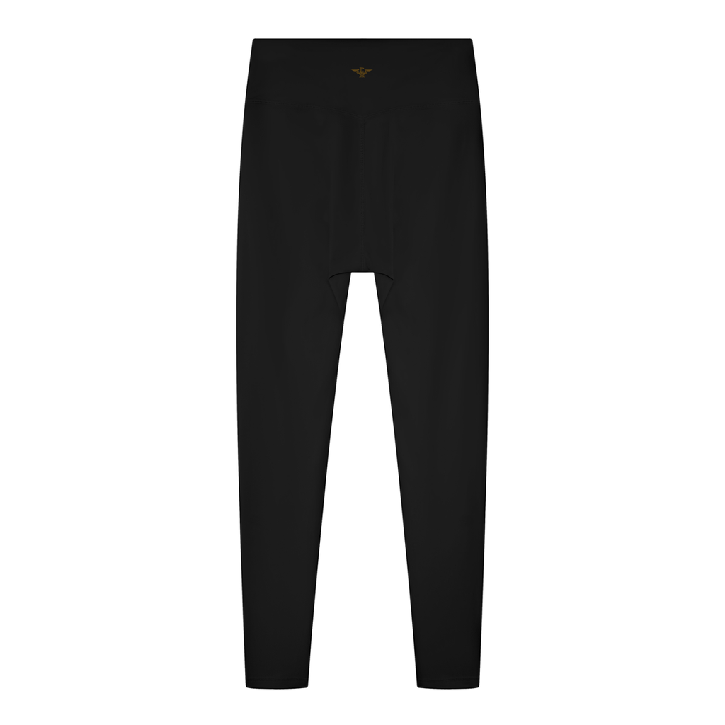 Women's Solid High Rise Leggings