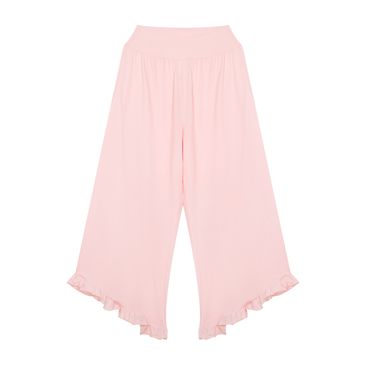 Ruched High-Rise Wide Leg Pants — Drapeworth pants