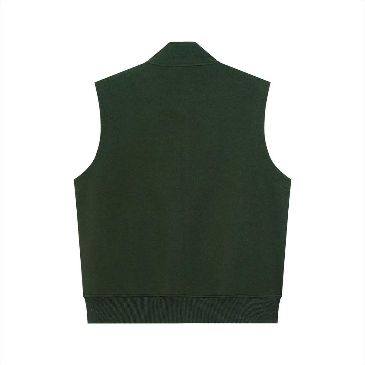 Heavyweight Full-Zip Mock Neck Vest – Unisex — Drapeworth vest