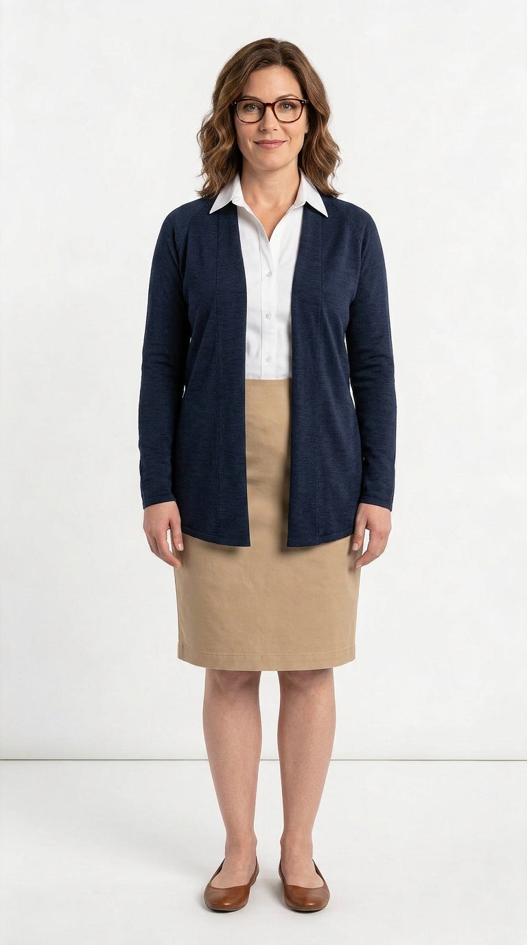 Womens Interlock Cardigan