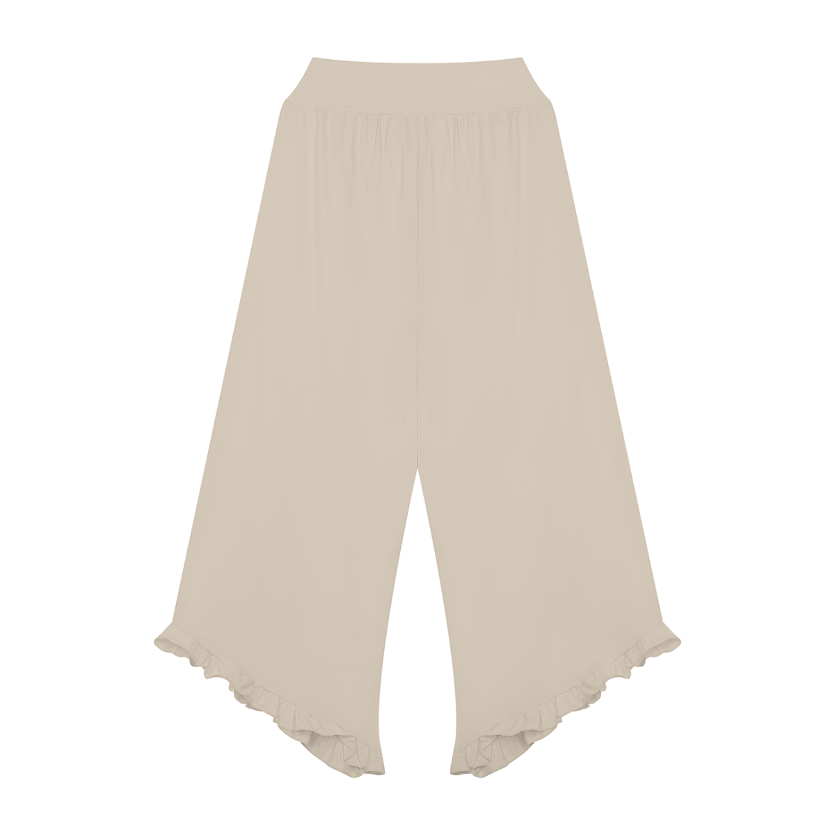 Ruched High-Rise Wide Leg Pants — Drapeworth pants
