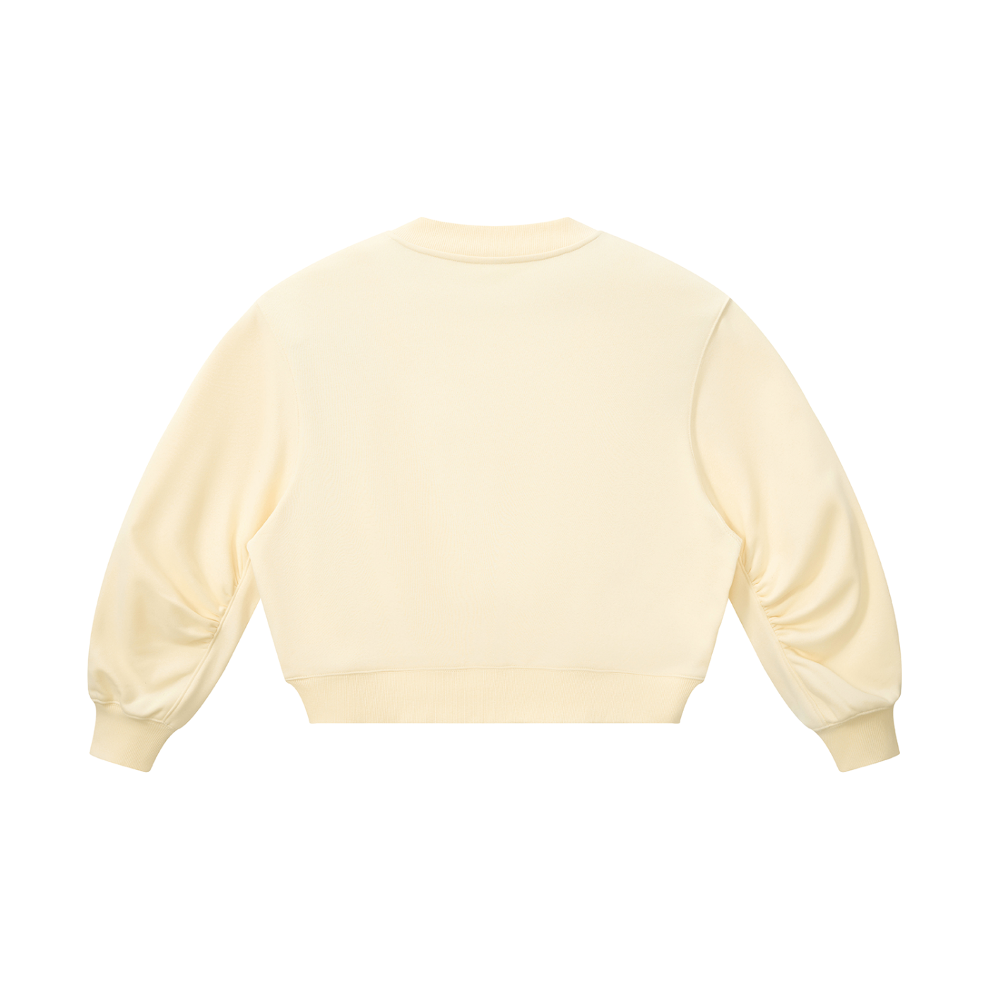 CROP V-NECK SWEATSHIRT