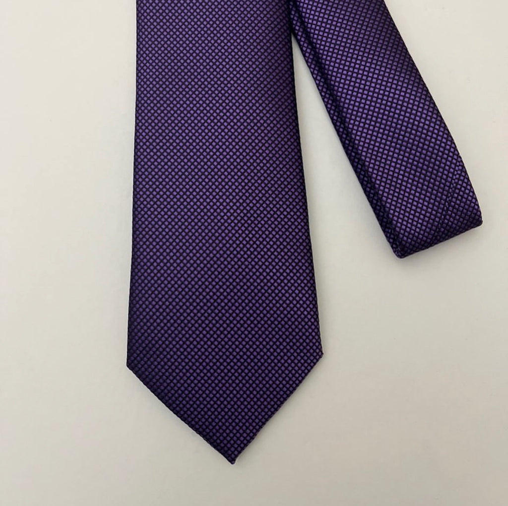 Solid Purple Necktie – Classic Width Formal Essential