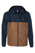 Classic Navy Saddle Windbreaker