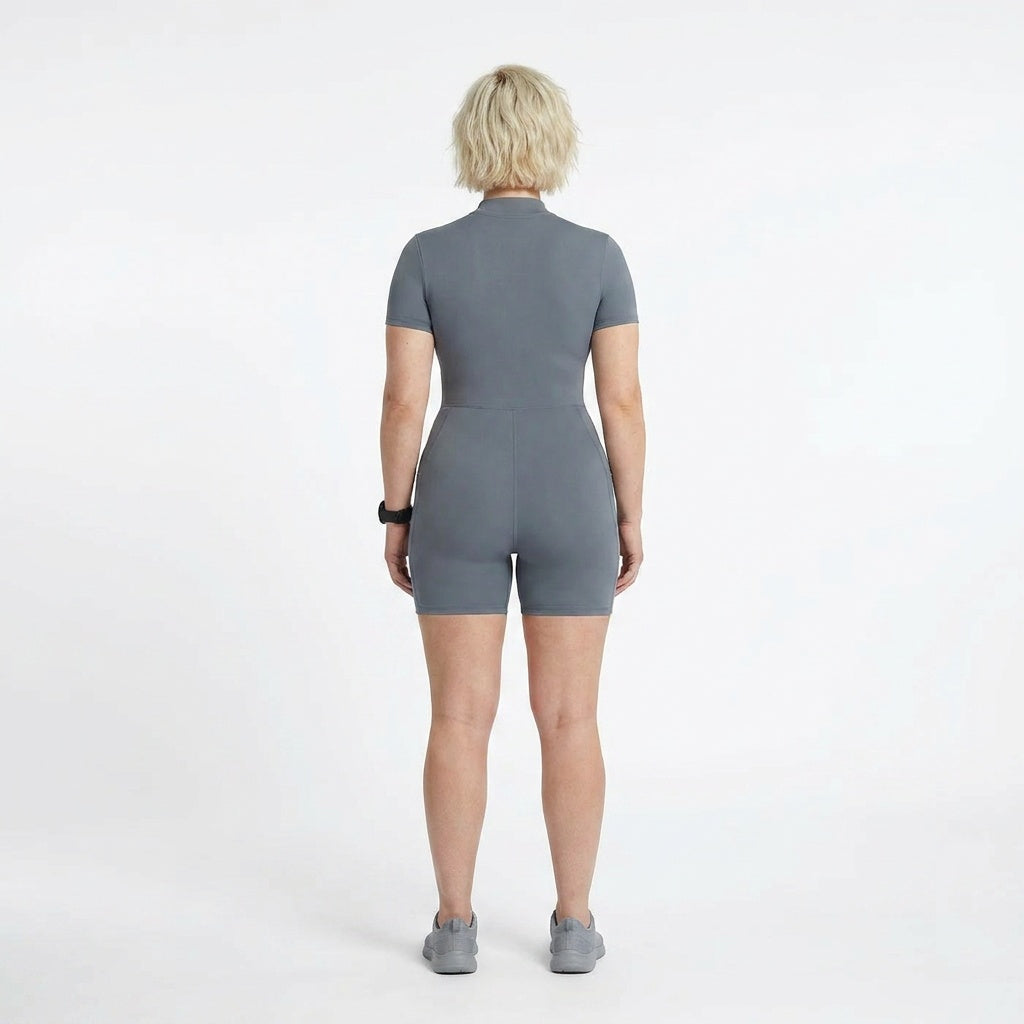 WOMEN'S ZIP-FRONT PERFORMANCE CROP TOP