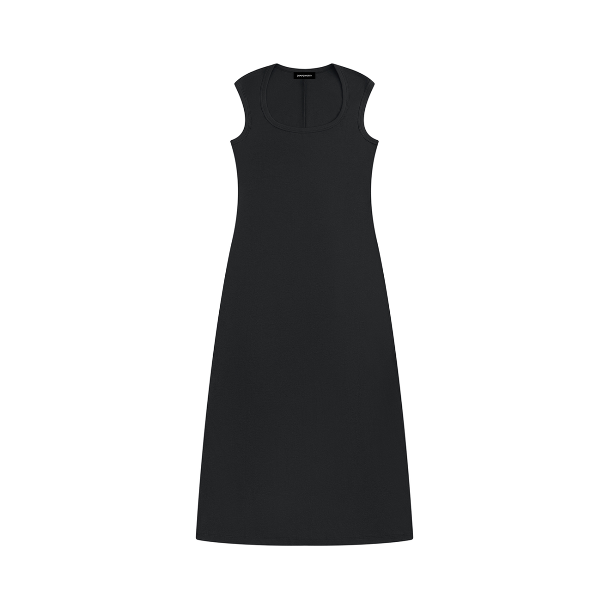 Slim Sleeveless Maxi Dress – Viscose Knit — Drapeworth dress