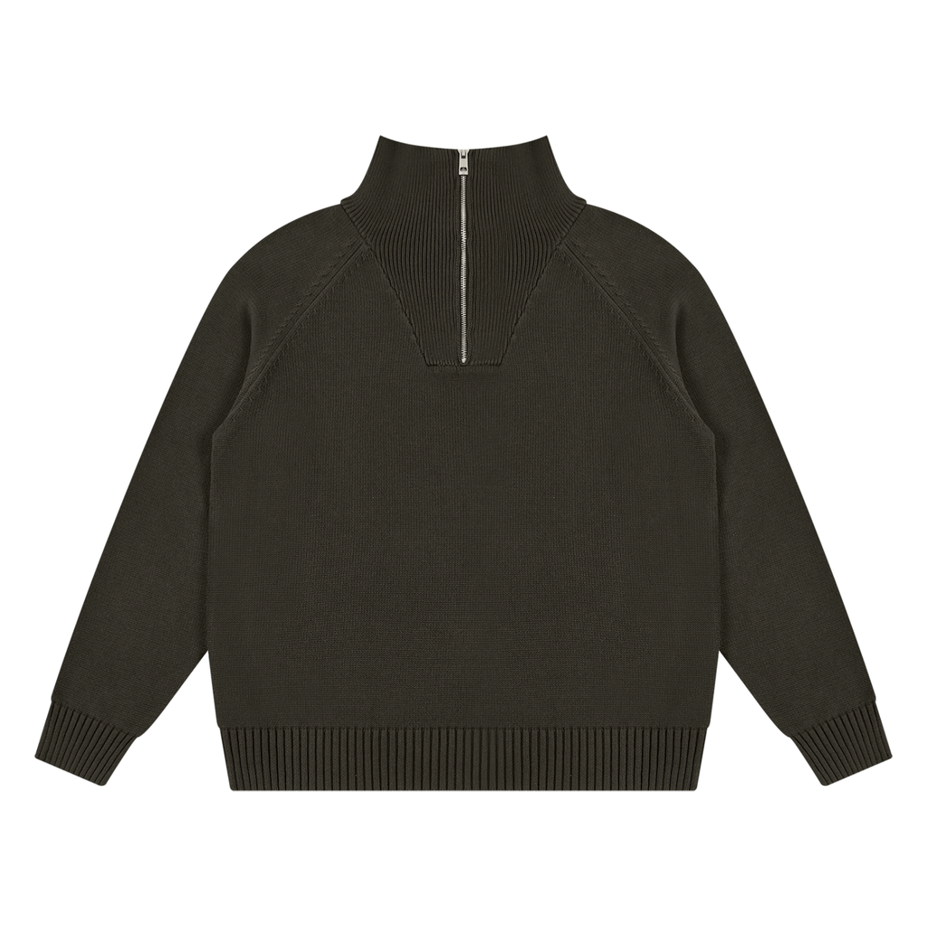 Heavyweight Quarter-Zip Pullover Sweatshirt – 750 GSM — Drapeworth sweatshirt