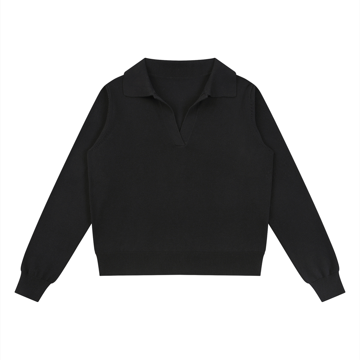Collared Pullover Knit Sweater – Women's — Drapeworth sweater