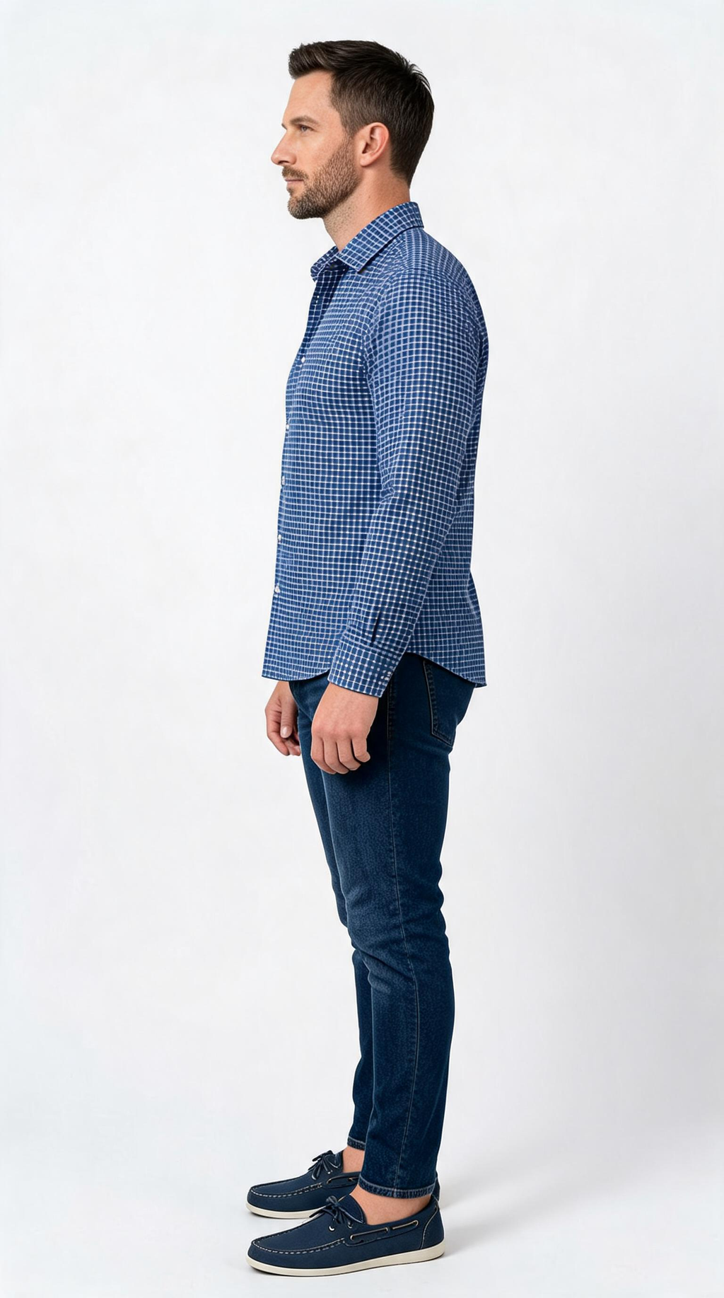 PERFORMANCE BUTTON-DOWN SHIRT – STRETCH OFFICE FIT (MODERN WORKWEAR ESSENTIAL)