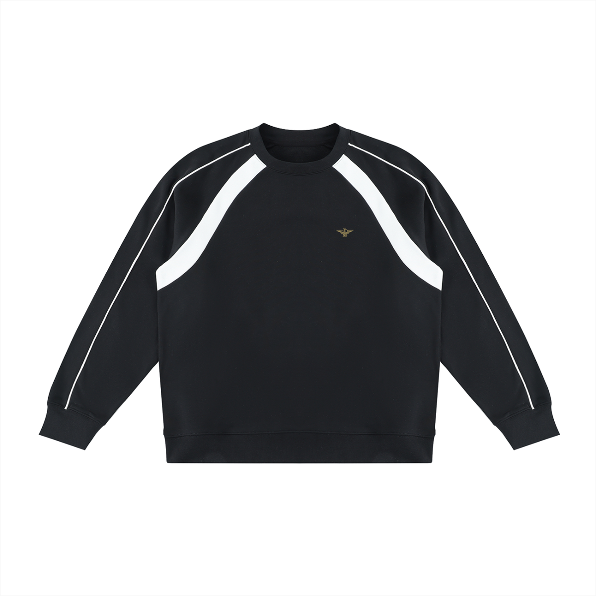 Color Block Raglan Crewneck Sweatshirt – Unisex — Drapeworth sweatshirt