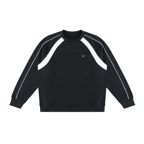 Color Block Raglan Crewneck Sweatshirt – Unisex — Drapeworth sweatshirt