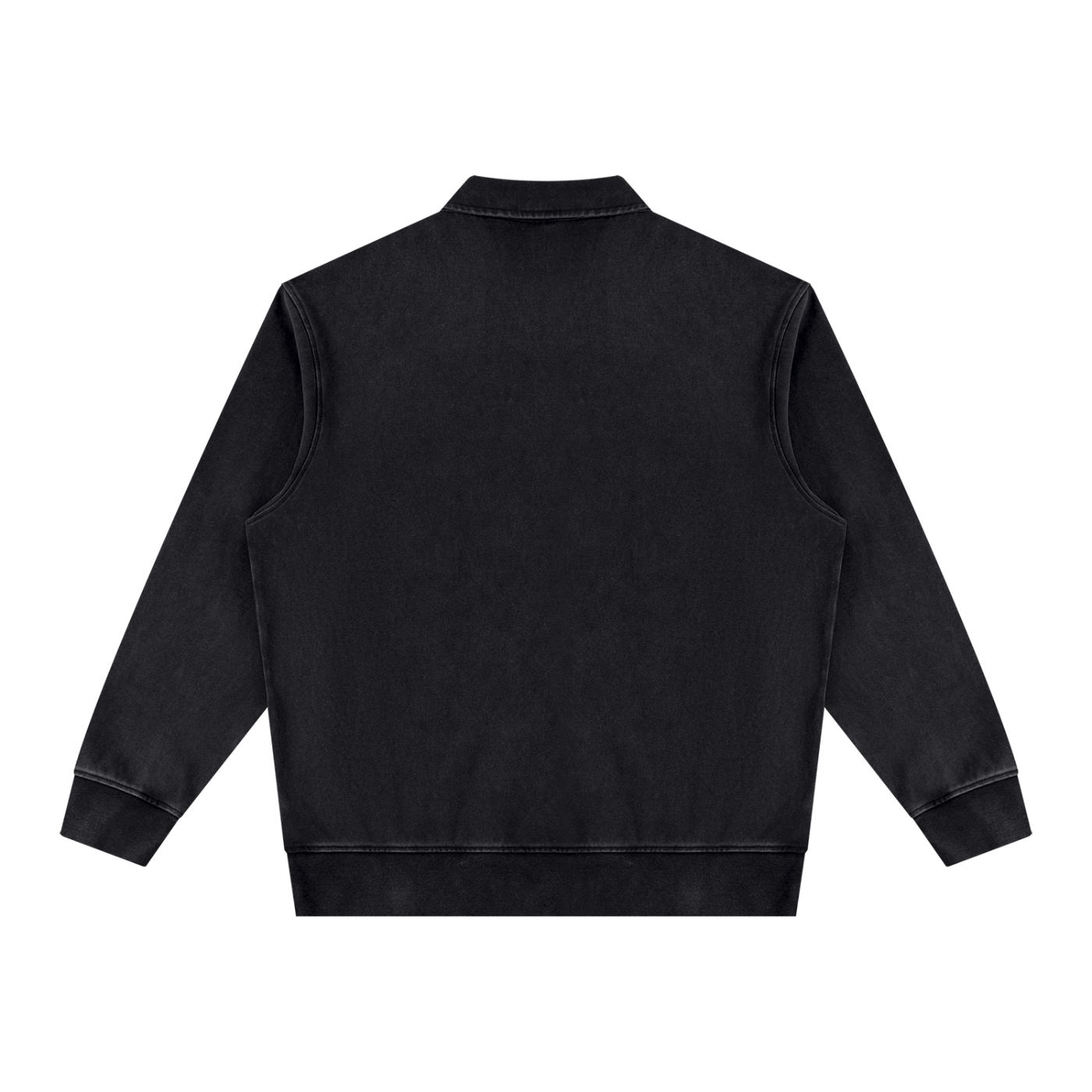 WASHED QUARTER-ZIP SWEATSHIRT