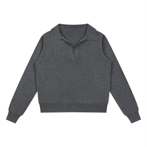 Collared Pullover Knit Sweater – Women's — Drapeworth sweater