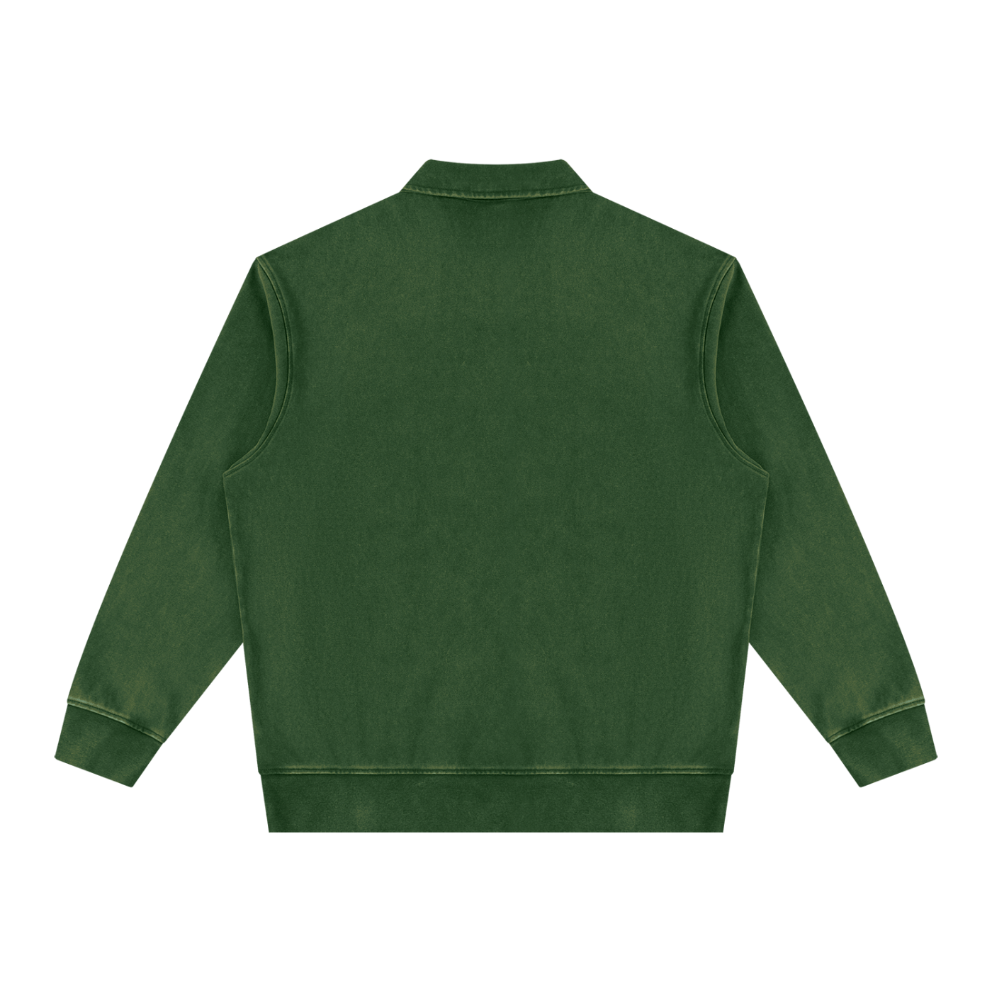WASHED QUARTER-ZIP SWEATSHIRT