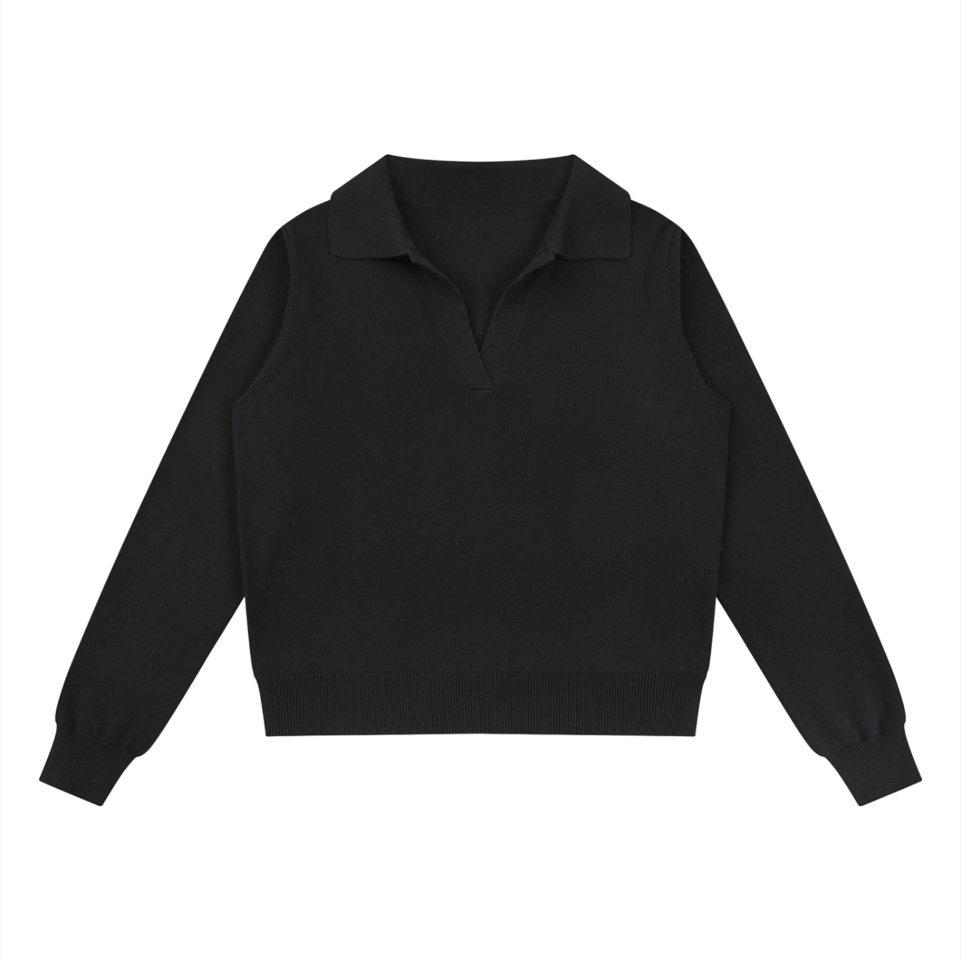 COLLARED KNIT SWEATER