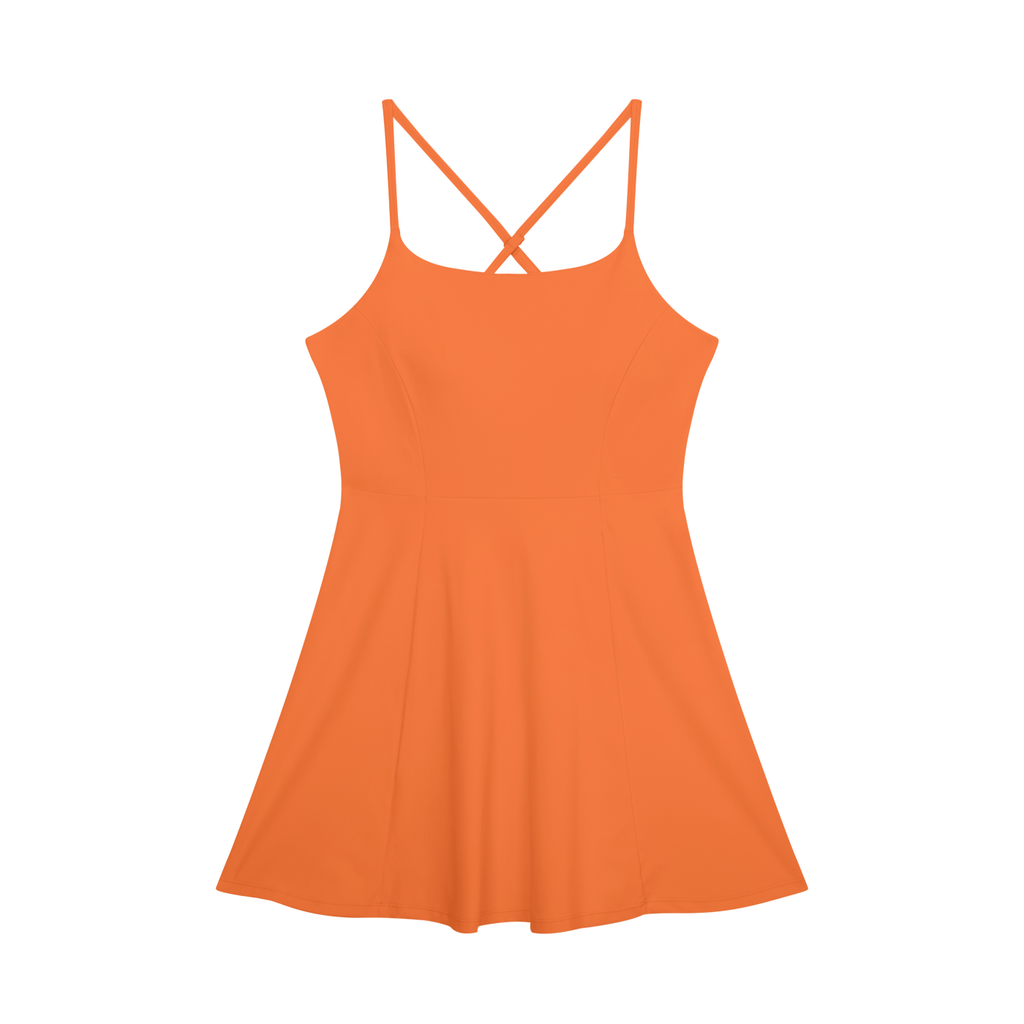 Paneled A-Line Athleisure Dress — Drapeworth dress