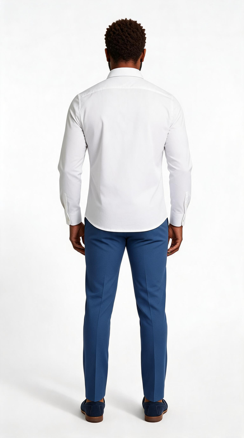 PERFORMANCE BUTTON-DOWN SHIRT – STRETCH OFFICE FIT (MODERN WORKWEAR ESSENTIAL)