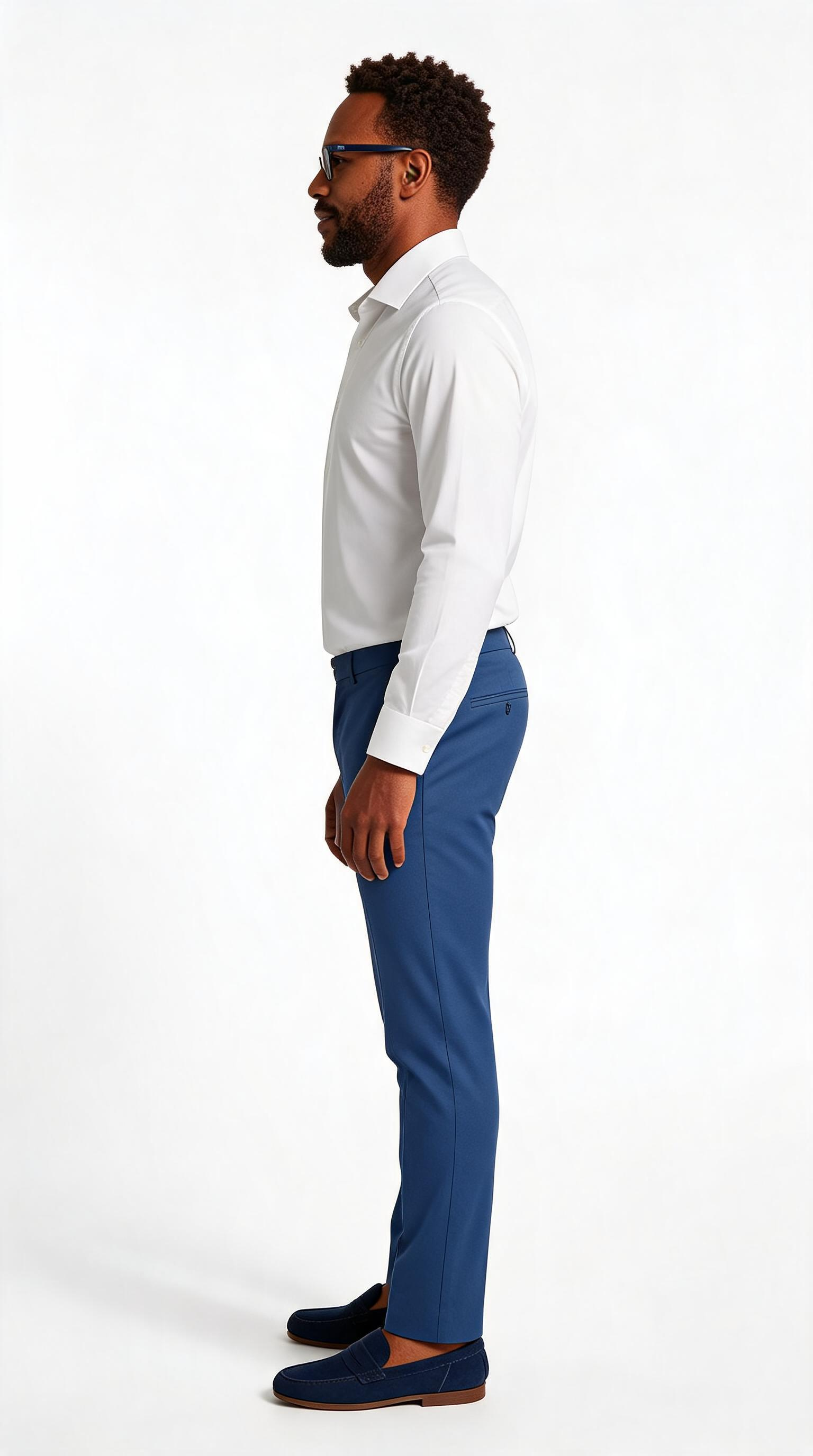 PERFORMANCE BUTTON-DOWN SHIRT – STRETCH OFFICE FIT (MODERN WORKWEAR ESSENTIAL)