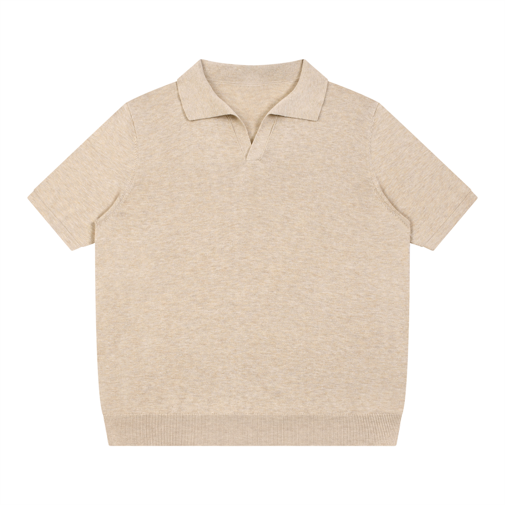 Heavyweight Oversized Polo Shirt – 375 GSM Unisex — Drapeworth polo shirt