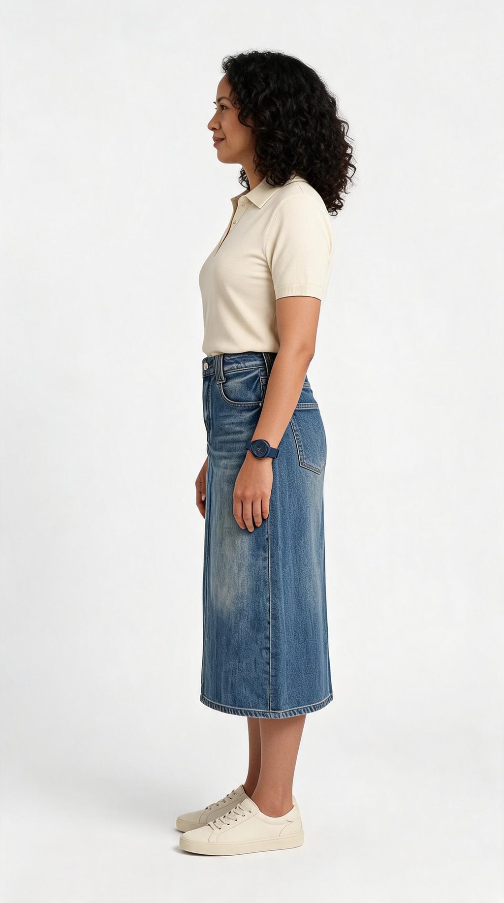 WASHED BODYCON SKIRT – MID WAIST FIT (ELEVATED EVERYDAY ESSENTIAL)