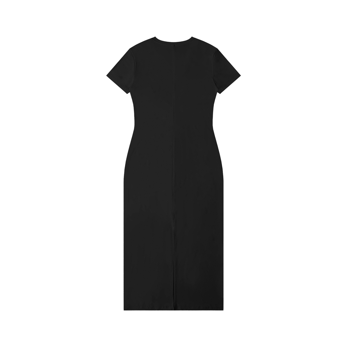 V-Neck Short Sleeve Maxi Dress with Slit — Drapeworth dress