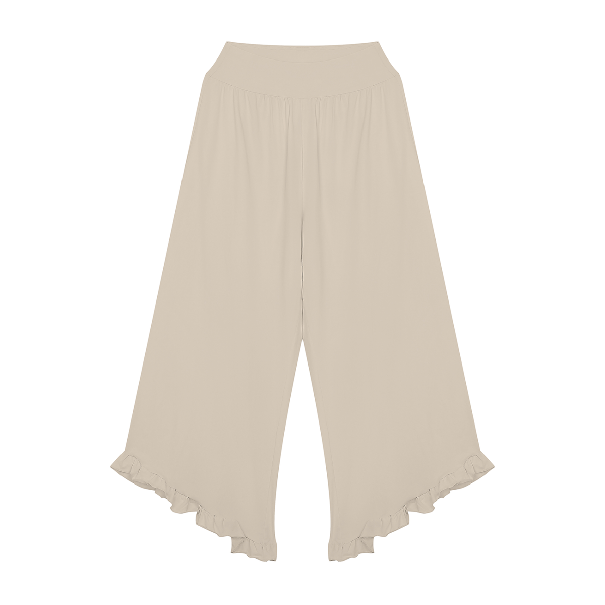 Ruched High-Rise Wide Leg Pants — Drapeworth pants