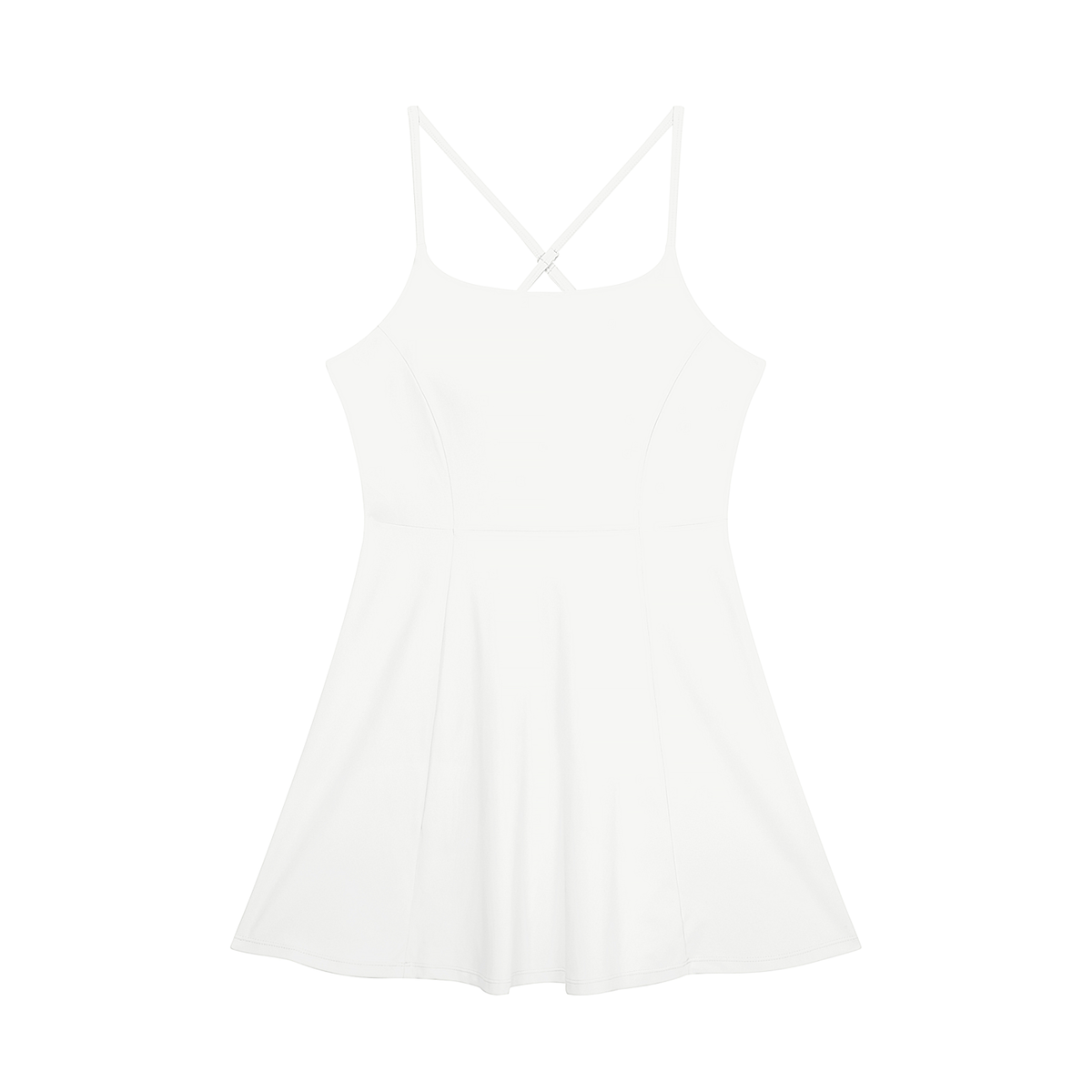 Paneled A-Line Athleisure Dress — Drapeworth dress