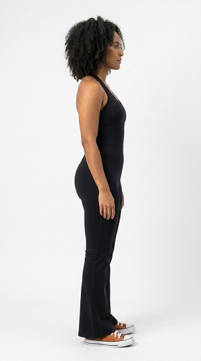 Women’s Halter Flared Jumpsuit