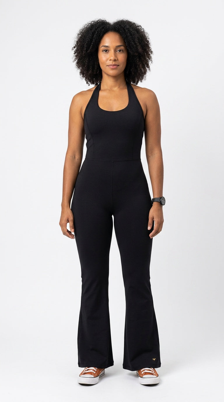 Women’s Halter Flared Jumpsuit