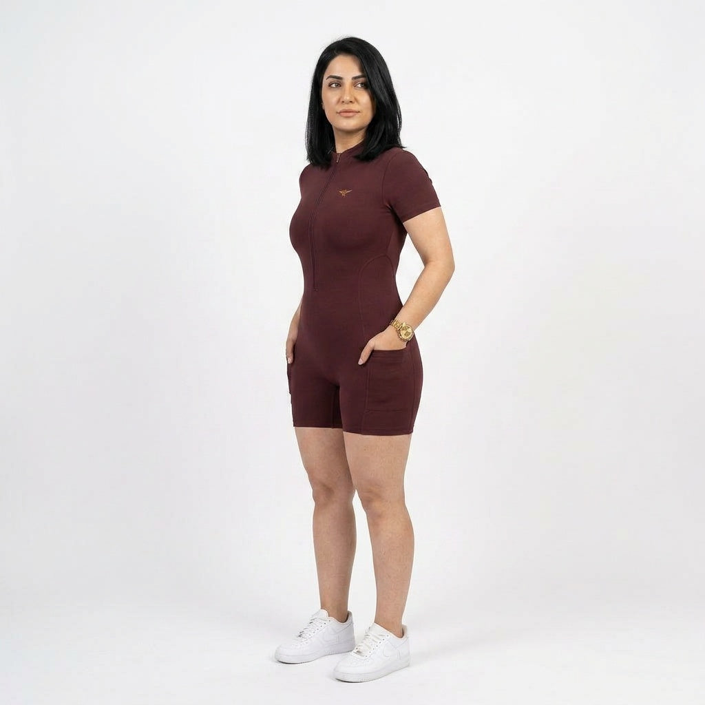 WOMEN'S ZIP-FRONT PERFORMANCE CROP TOP