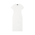 V-Neck Short Sleeve Maxi Dress with Slit — Drapeworth dress