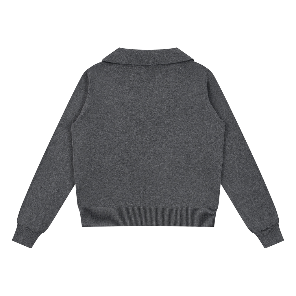 COLLARED KNIT SWEATER