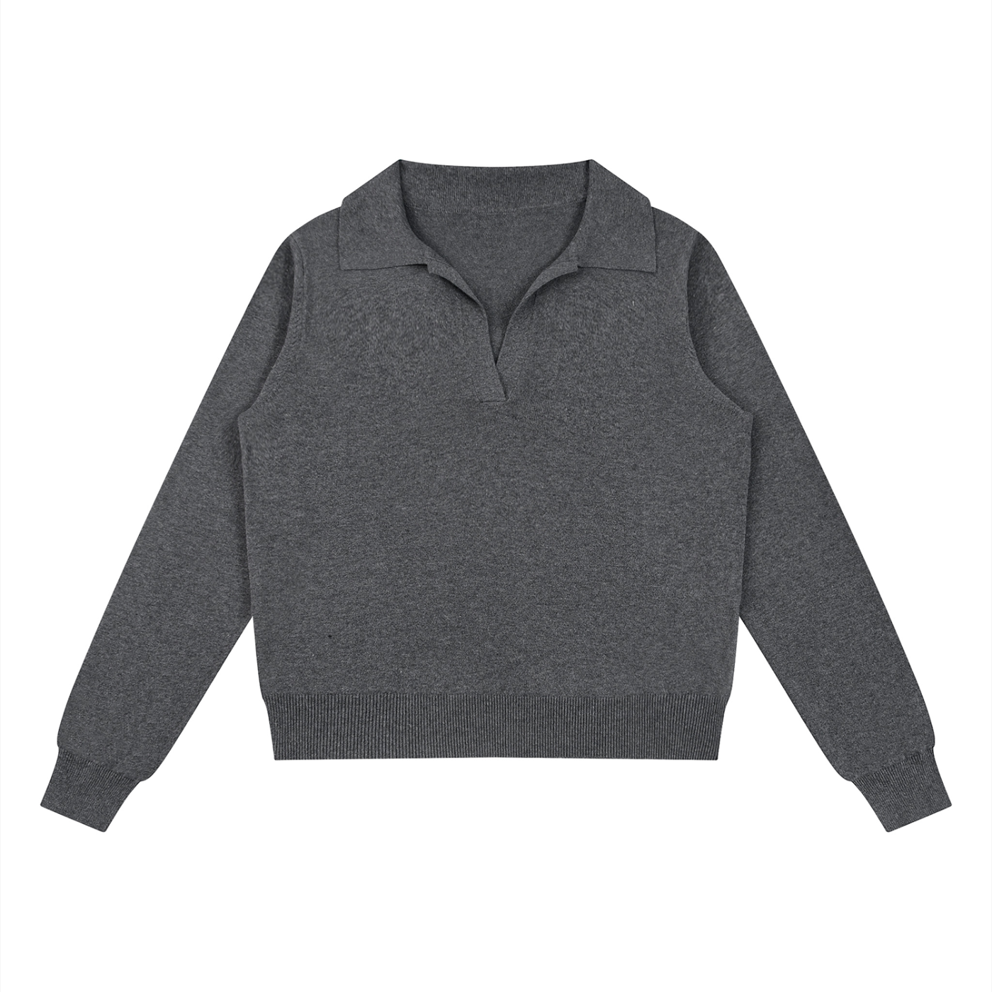 COLLARED KNIT SWEATER