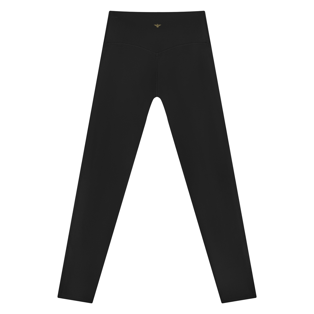 High-Rise Ankle-Length Yoga Leggings with Side Stripe — Drapeworth leggings