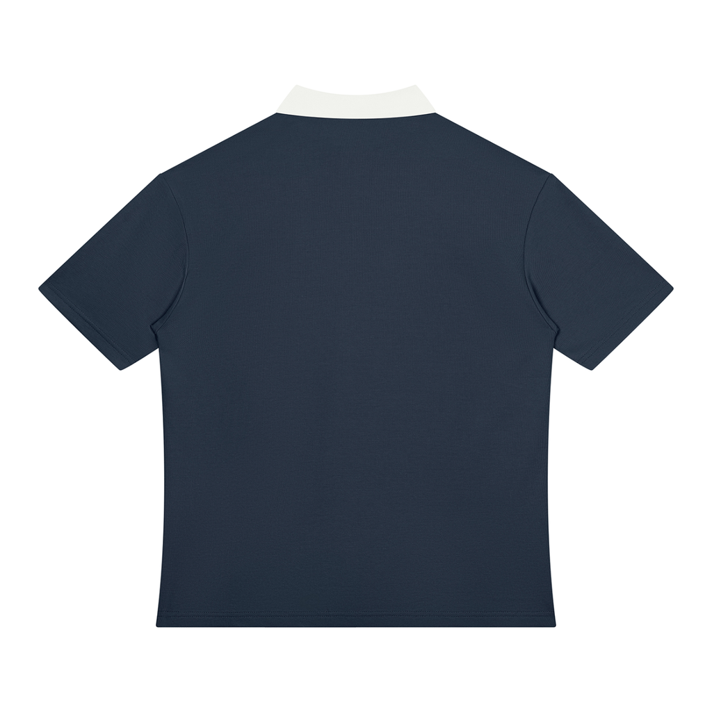 Color Block Quarter-Zip Polo Shirt – Unisex Golf & Tennis — Drapeworth polo shirt