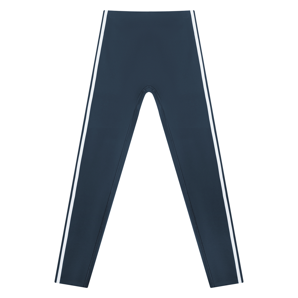 High-Rise Ankle-Length Yoga Leggings with Side Stripe — Drapeworth leggings