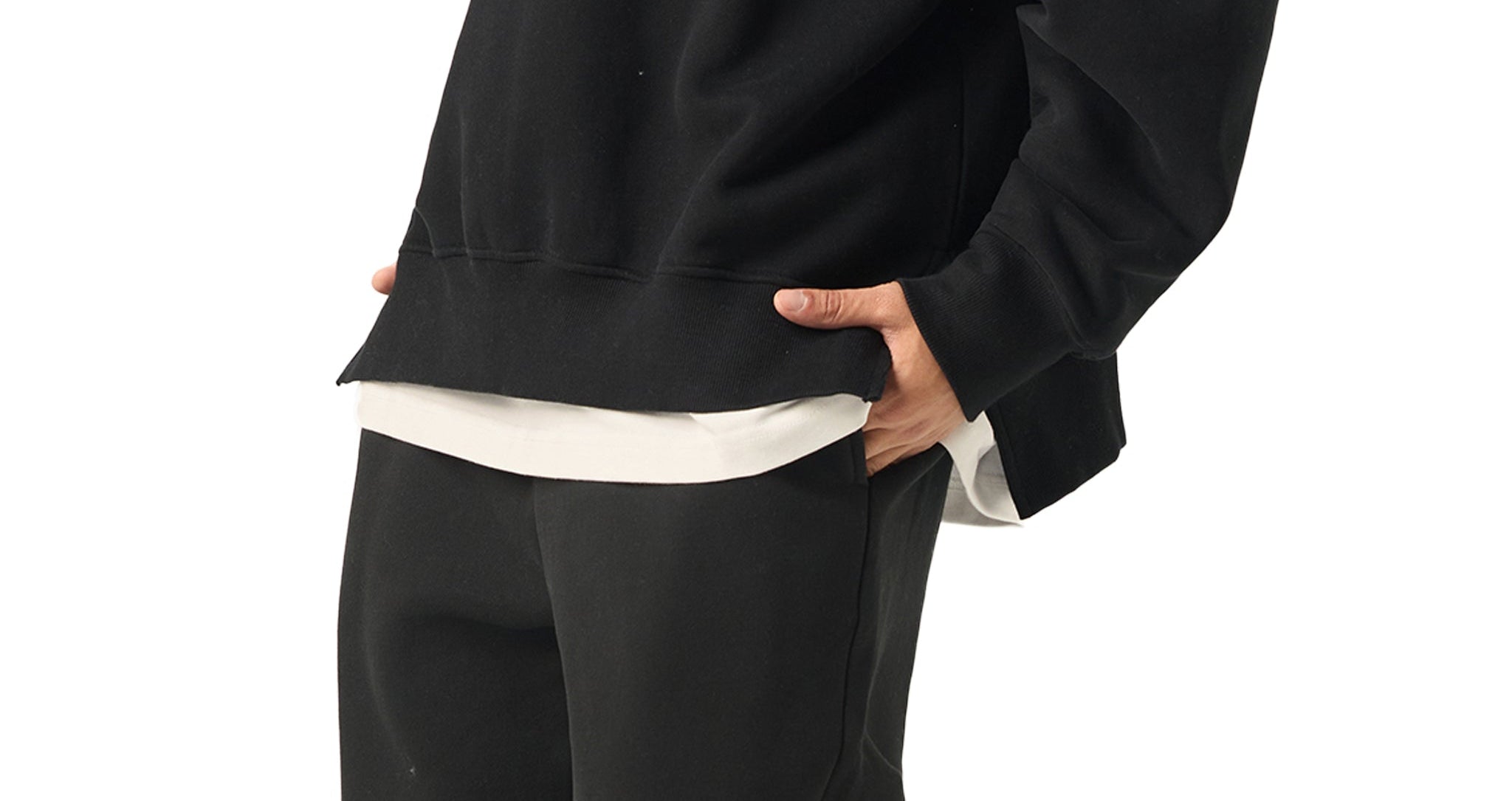 Oversized Slit Detail Sweatshirt – Relaxed Everyday Essential