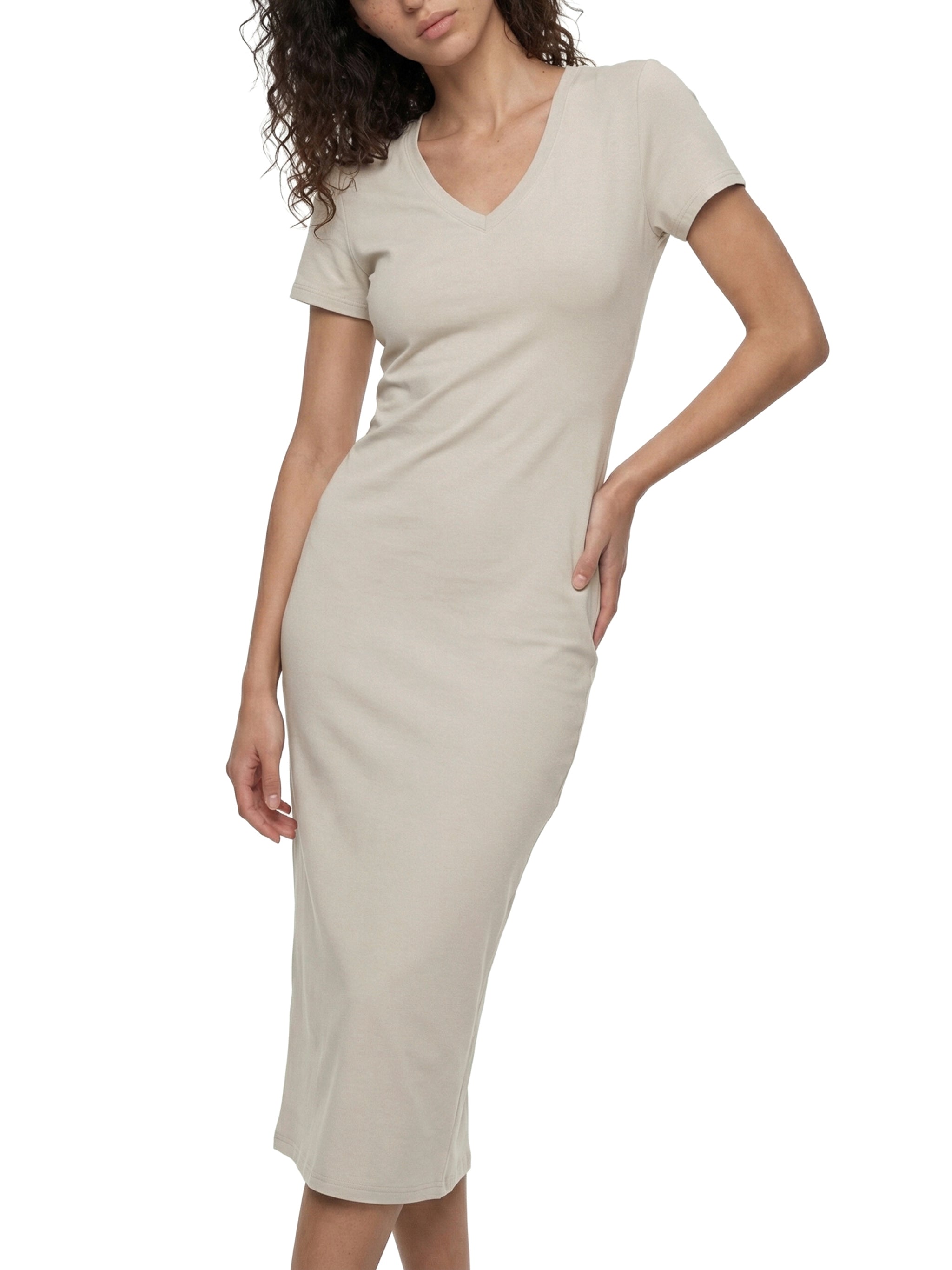 WOMEN’S BODYCON MAXI DRESS – ELEGANT CURVE FIT (EFFORTLESS STATEMENT ESSENTIAL)