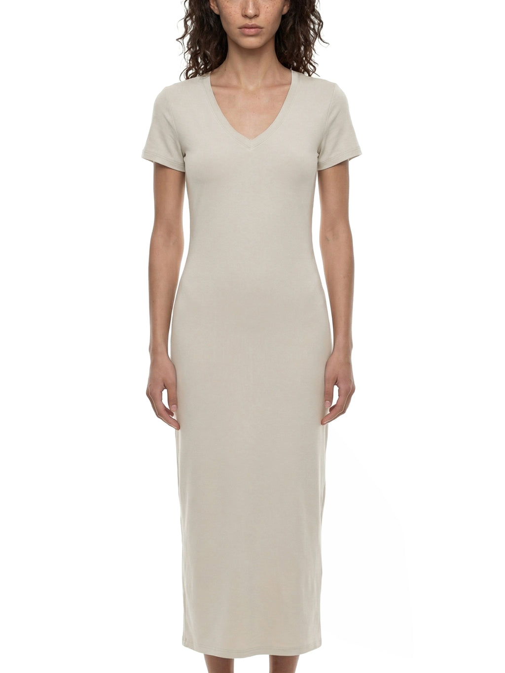 WOMEN’S BODYCON MAXI DRESS – ELEGANT CURVE FIT (EFFORTLESS STATEMENT ESSENTIAL)