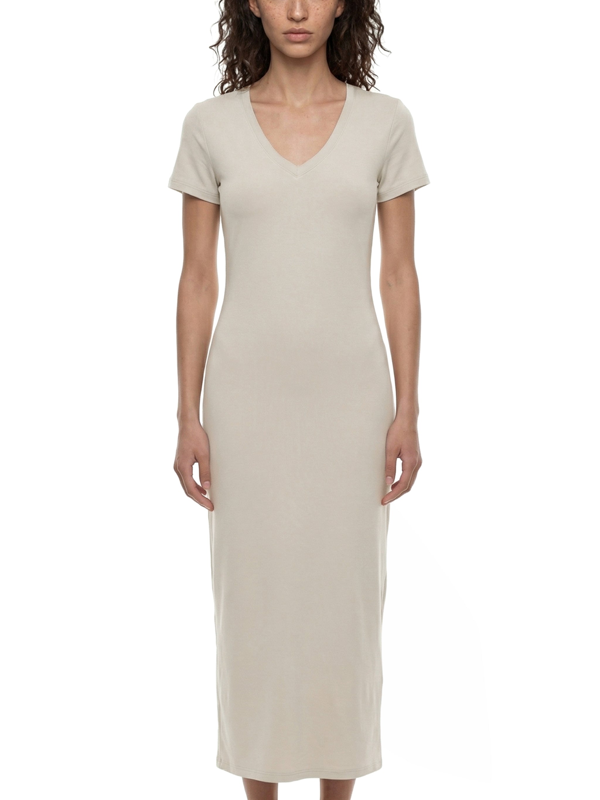 WOMEN’S BODYCON MAXI DRESS – ELEGANT CURVE FIT (EFFORTLESS STATEMENT ESSENTIAL)
