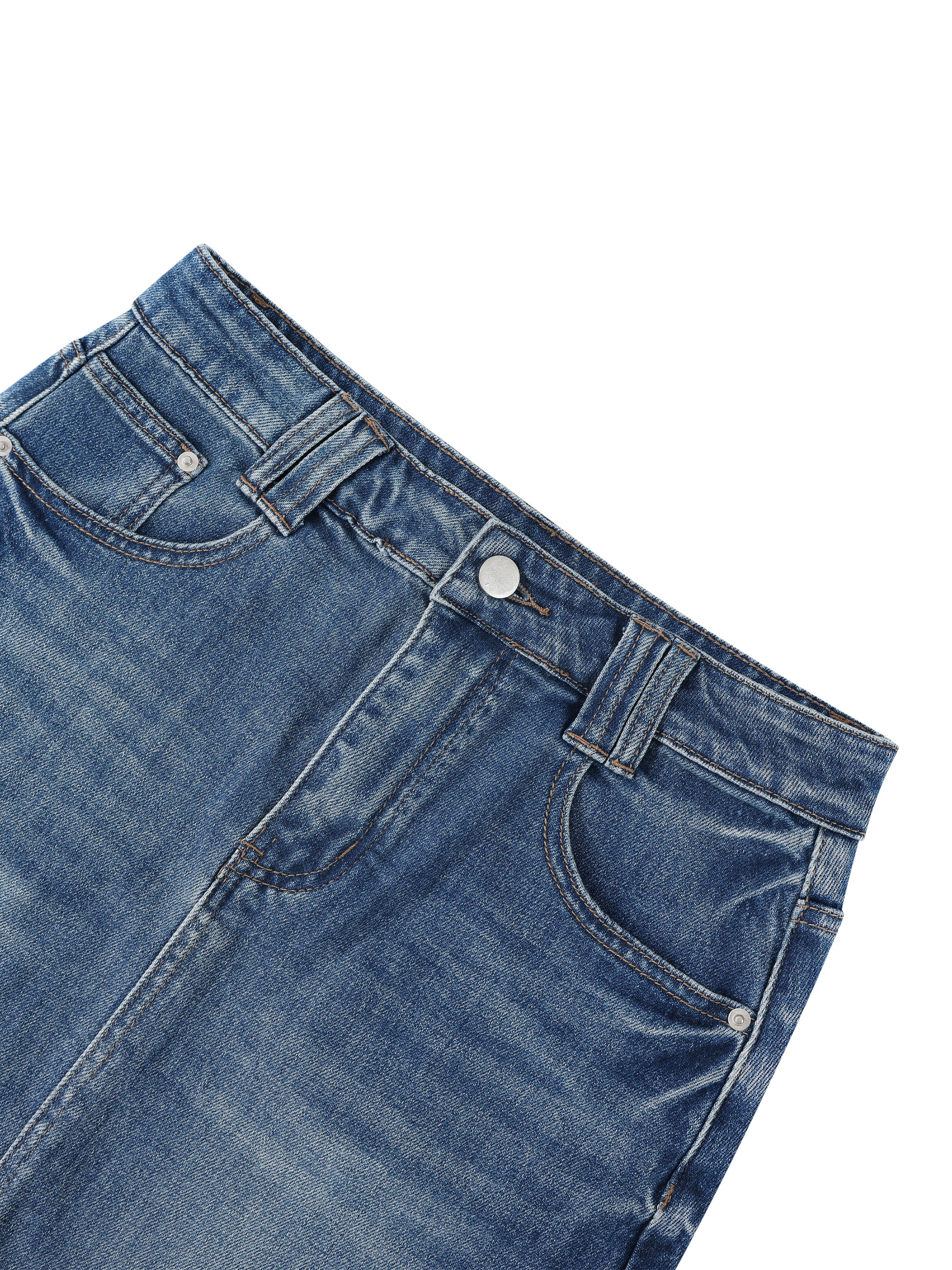 WASHED BODYCON SKIRT – MID WAIST FIT (ELEVATED EVERYDAY ESSENTIAL)