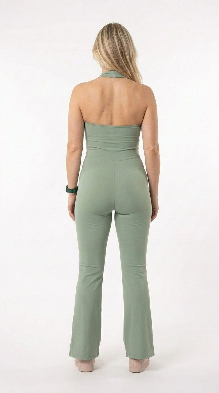 Women’s Halter Flared Jumpsuit